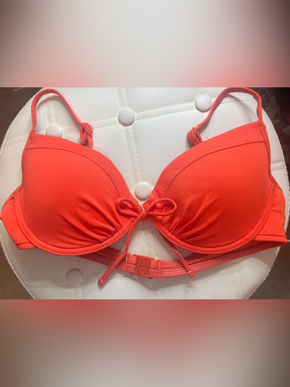 Victoria's Secret Coral Push-Up Bikini Top